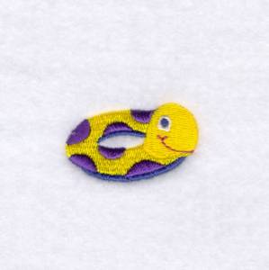Picture of Swim Ring Machine Embroidery Design