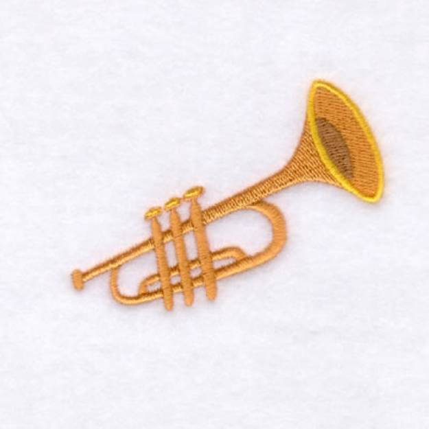 Picture of Trumpet Machine Embroidery Design
