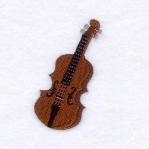 Picture of Violin Machine Embroidery Design