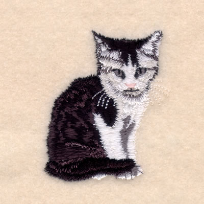 Kitten Machine Embroidery Design