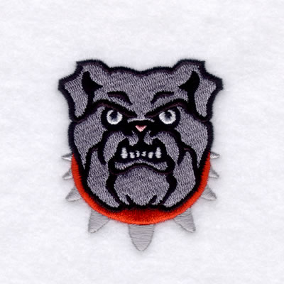 Bulldogs Mascot Machine Embroidery Design
