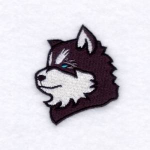 Picture of Huskies Mascot Machine Embroidery Design