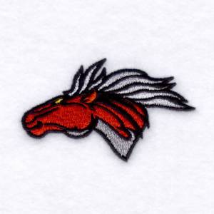 Picture of Mustangs Mascot Machine Embroidery Design