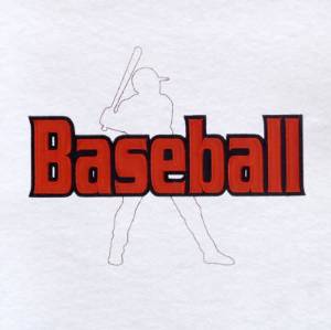 Picture of Baseball #2 - Applique Machine Embroidery Design