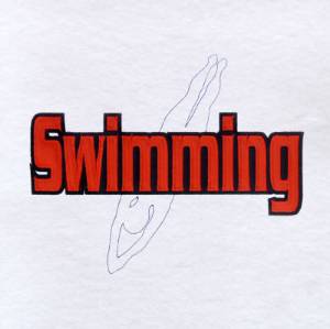 Picture of Swimming #2 - Applique Machine Embroidery Design