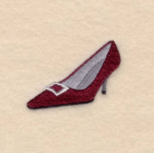 Picture of High Heel Shoe Machine Embroidery Design