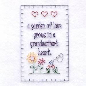 Picture of Garden of Love Machine Embroidery Design