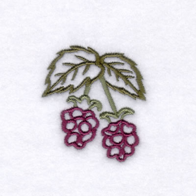 Blackberries Machine Embroidery Design