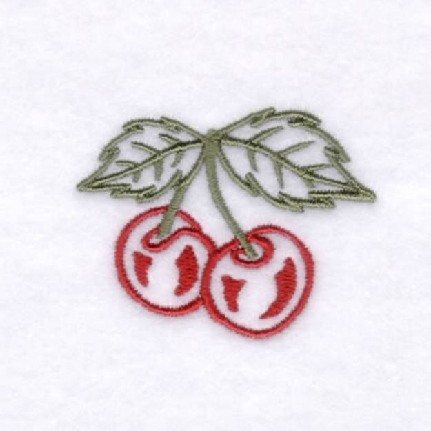 Picture of Cherry Duo Machine Embroidery Design