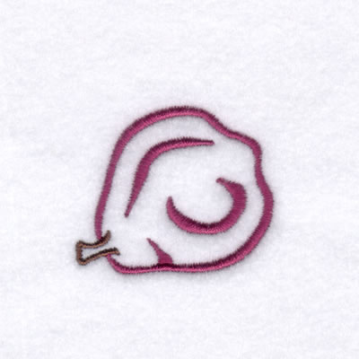 Red Pear Machine Embroidery Design