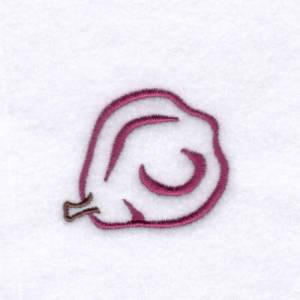 Picture of Red Pear Machine Embroidery Design