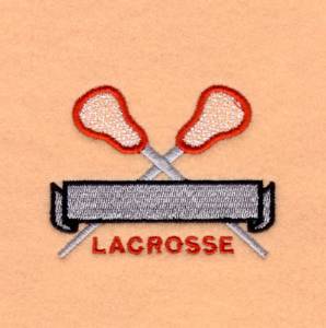 Picture of "Lacrosse" Banner Name Drop #1 Machine Embroidery Design