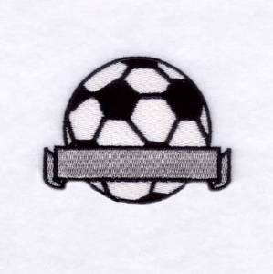Picture of Soccer Banner Name Drop #2 Machine Embroidery Design