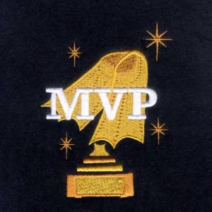 Picture of Swimming MVP Trophy Machine Embroidery Design