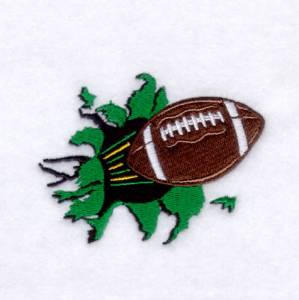 Picture of Football Blast Machine Embroidery Design