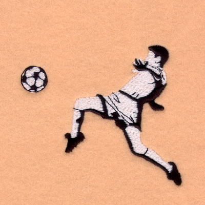 Soccer Player #1 Machine Embroidery Design