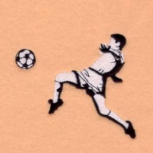 Picture of Soccer Player #1 Machine Embroidery Design
