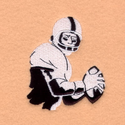 Football Player #1 Machine Embroidery Design