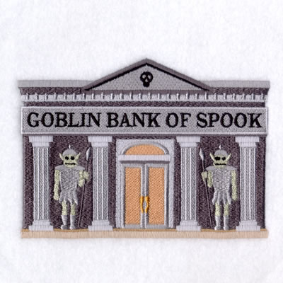 Goblin Bank of Spook Machine Embroidery Design