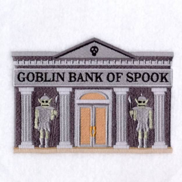 Picture of Goblin Bank of Spook Machine Embroidery Design