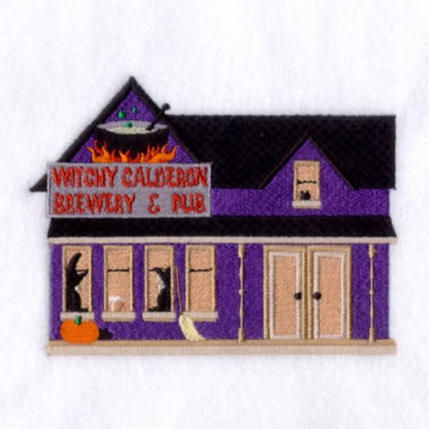 Picture of Witchy Brewery & Pub Machine Embroidery Design