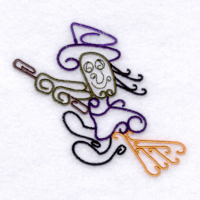 Witchy Swirls Machine Embroidery Design