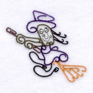 Picture of Witchy Swirls Machine Embroidery Design
