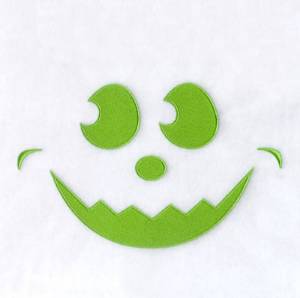 Picture of Jack-O-Lantern Face #2 Machine Embroidery Design