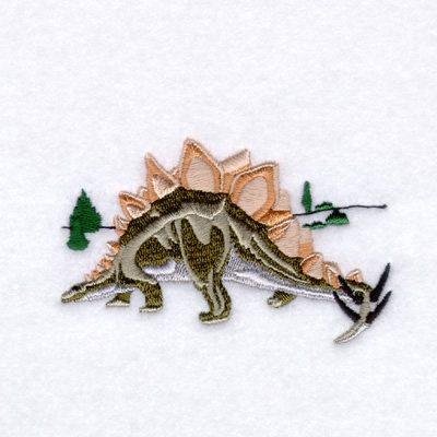 Stegosaurus Machine Embroidery Design
