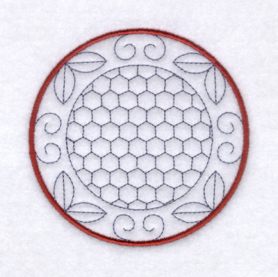 Country Circle 6 Machine Embroidery Design