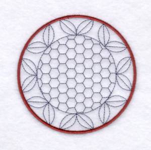Picture of Country Circle 10 Machine Embroidery Design