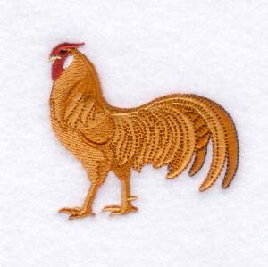 Picture of Leghorn Rooster Machine Embroidery Design