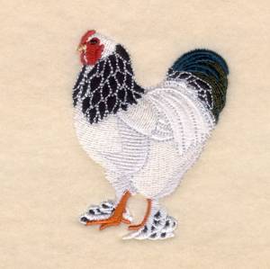 Picture of Light Brahma Rooster Machine Embroidery Design