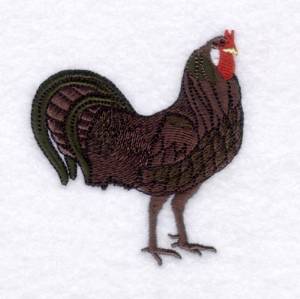 Picture of Le Fleche Rooster Machine Embroidery Design