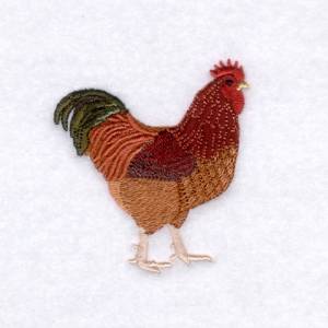 Picture of New Hampshire Rooster Machine Embroidery Design