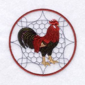 Picture of Brown Leghorn Décor Machine Embroidery Design