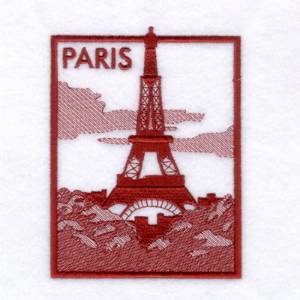 Picture of Paris Toile Machine Embroidery Design