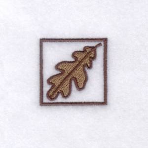 Picture of Oak Leaf Icon Machine Embroidery Design