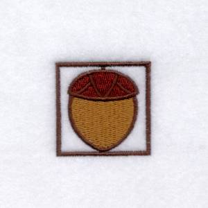 Picture of Acorn Icon Machine Embroidery Design