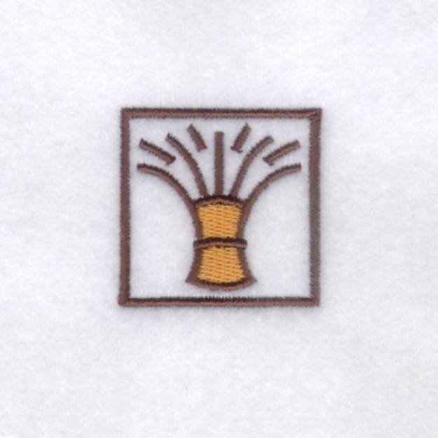 Picture of Grain Icon Machine Embroidery Design