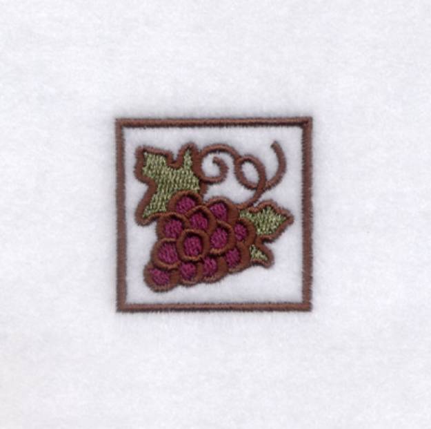 Picture of Grapes Icon Machine Embroidery Design