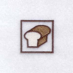 Picture of Bread Icon Machine Embroidery Design