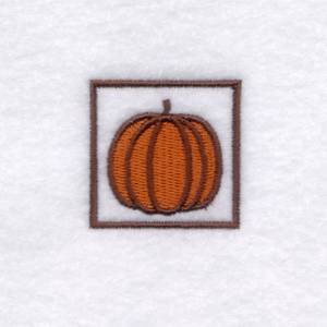 Picture of Pumpkin Icon Machine Embroidery Design