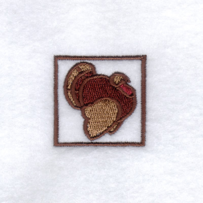Turkey Icon Machine Embroidery Design