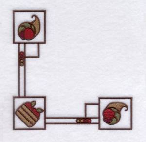Picture of Apple Corner Machine Embroidery Design