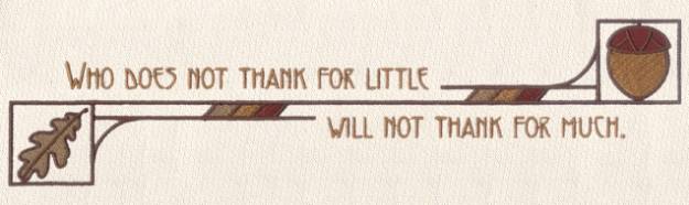 Picture of Thank for Little Much Machine Embroidery Design