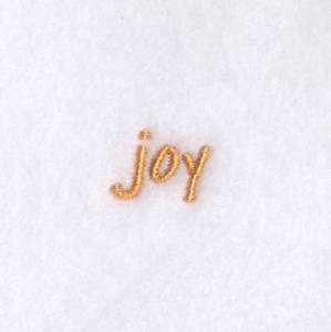 Picture of Joy Text Machine Embroidery Design