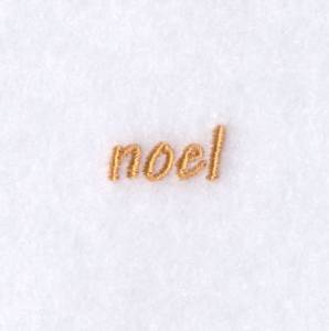 Picture of Noel Text Machine Embroidery Design