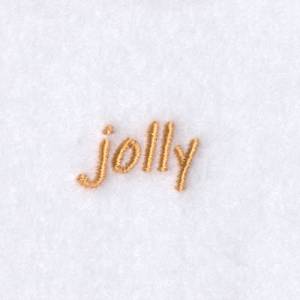 Picture of Jolly Text Machine Embroidery Design