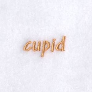 Picture of Cupid Text Machine Embroidery Design